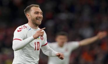 L'esultanza di Eriksen!