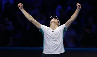 La bellissima esultanza di Sinner