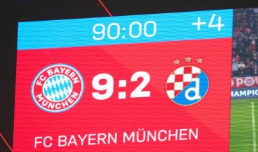 Il clamoroso 9-2 del Bayern in Champions